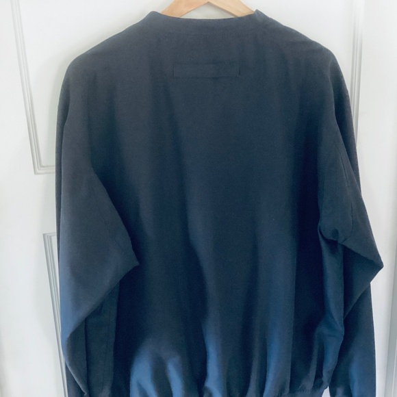 Duluth Trading Co. Men’s size M Bogey Black V-Neck LS Windbreaker Shirt Jacket - Picture 12 of 16